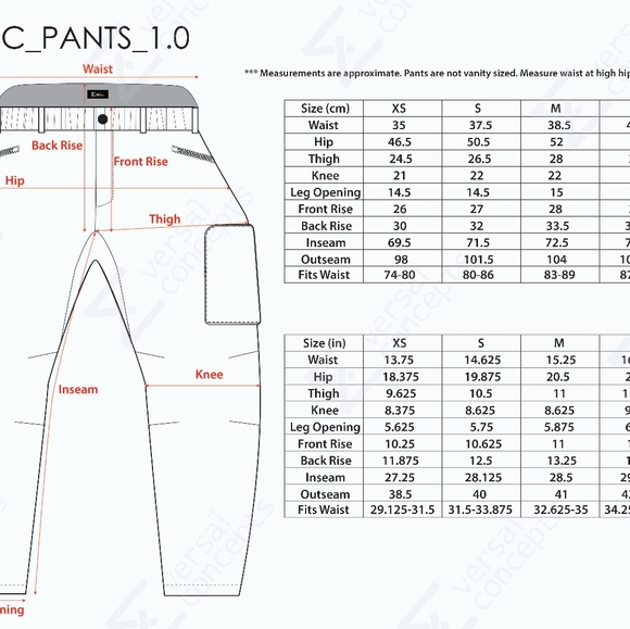 Versal Concepts black cargo techwear pants - Picture 5 of 5
